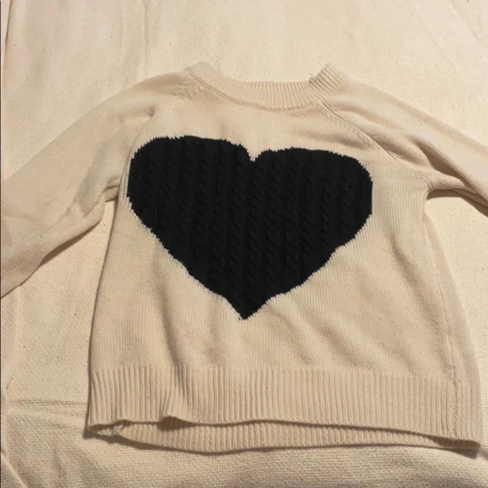 Cozy heart sweater
